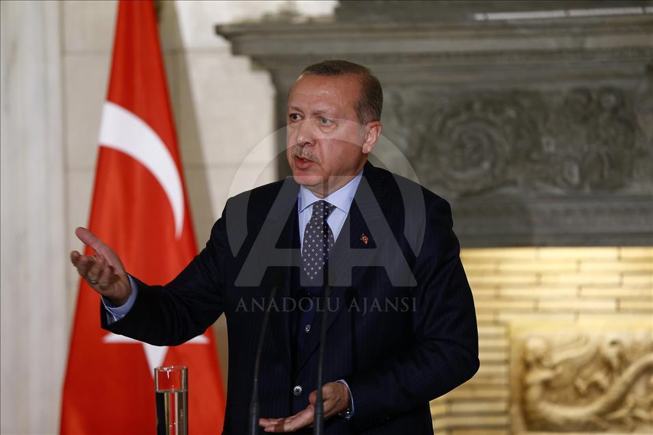 Cumhurbaşkanı Erdoğan Yunanistan'da