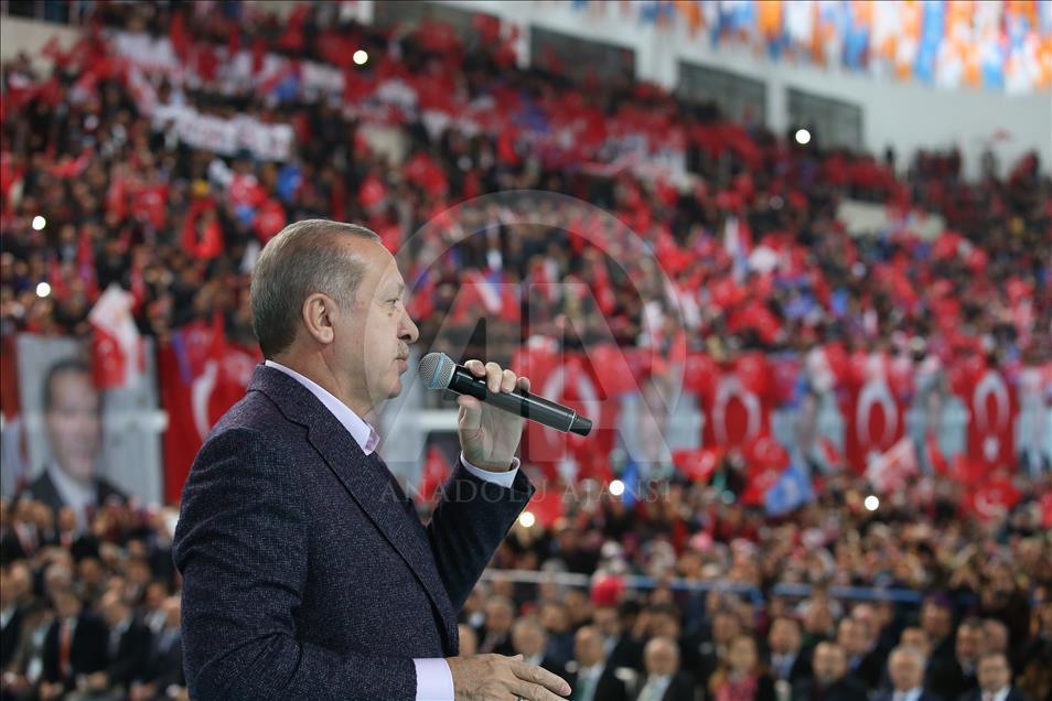 Cumhurbaşkanı Erdoğan, partisinin Sivas 6. Olağan Kongresinde hitap etti
