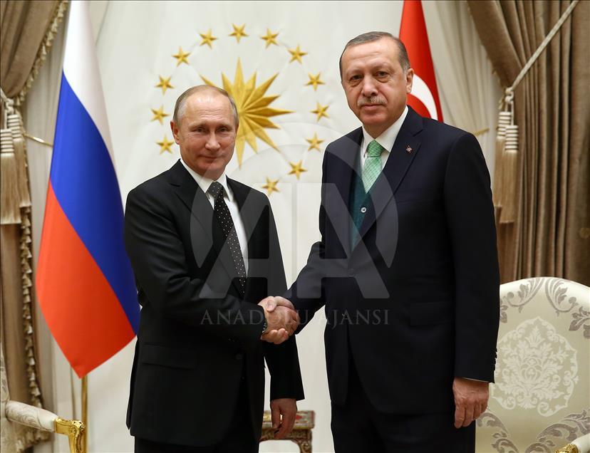 Rusya Federasyonu Devlet Başkanı Putin Ankara'da