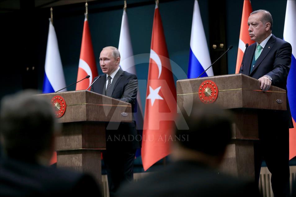 Erdoğan-Putin ortak basın toplantısı