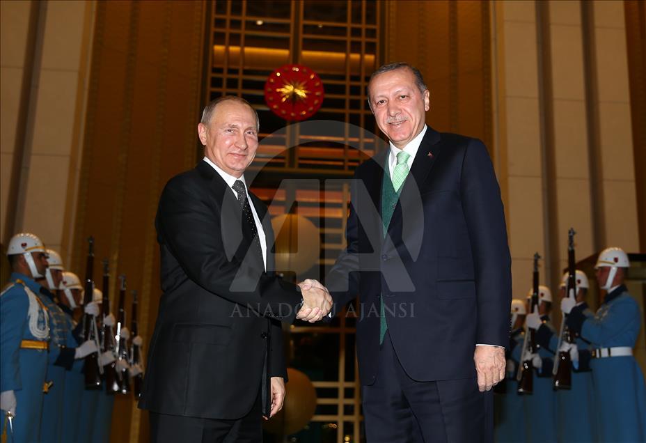 Rusya Federasyonu Devlet Başkanı Putin Ankara'da