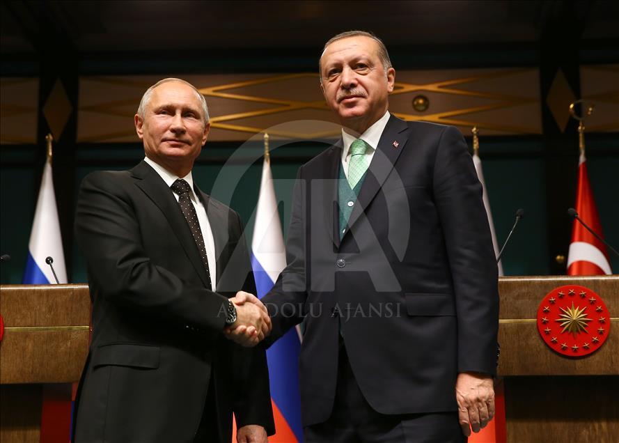 Erdoğan-Putin ortak basın toplantısı