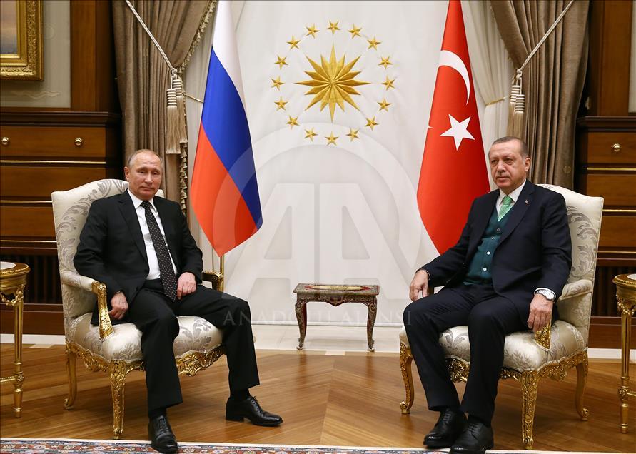 Rusya Federasyonu Devlet Başkanı Putin Ankara'da
