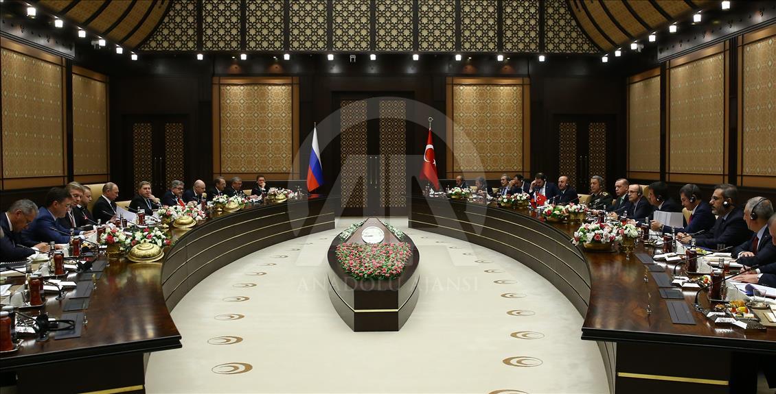 Rusya Devlet Başkanı Putin Ankara'da