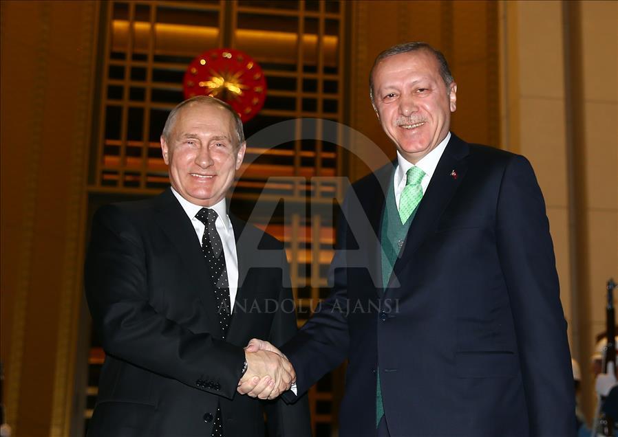 Rusya Federasyonu Devlet Başkanı Putin Ankara'da