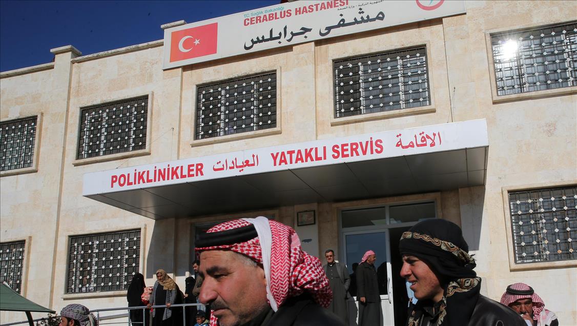 Türkiye'nin yardım eli Cerablus'ta terörün izlerini sildi