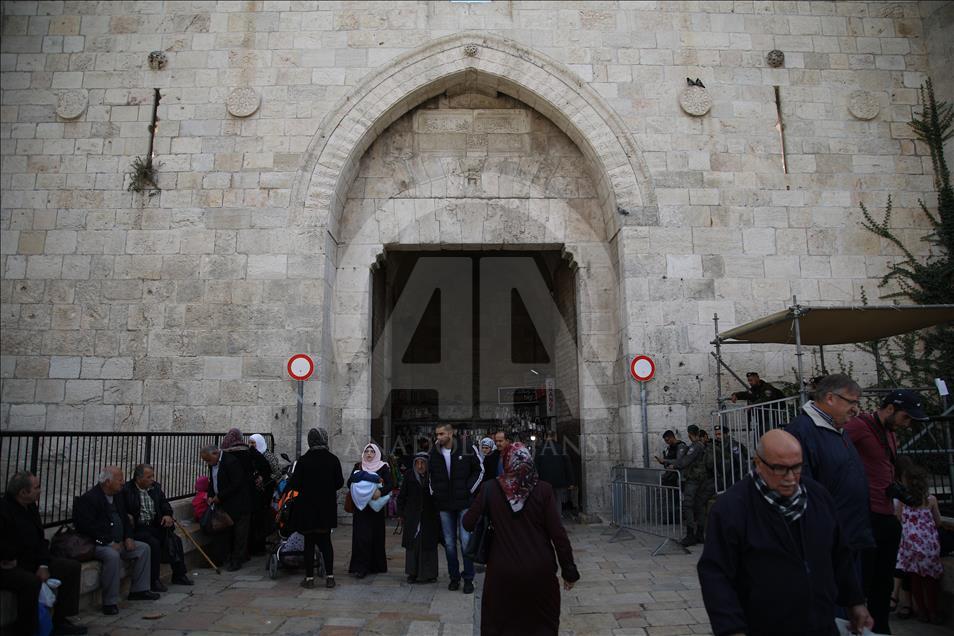 باب العامود... قلب القدس العربية وقِبلة المحتجين على قرار ترامب