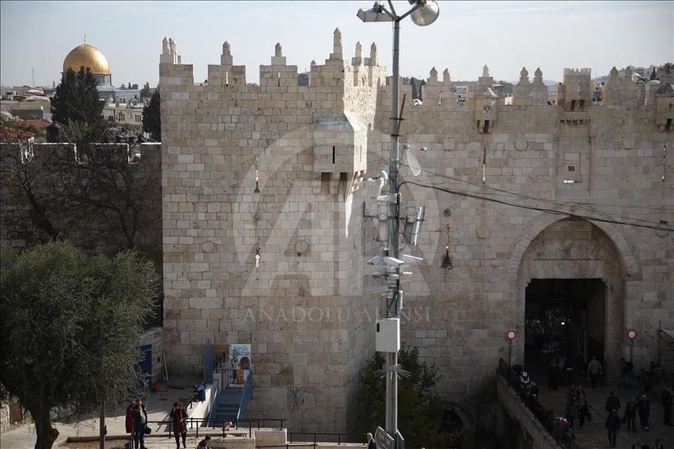 باب العامود... قلب القدس العربية وقِبلة المحتجين على قرار ترامب