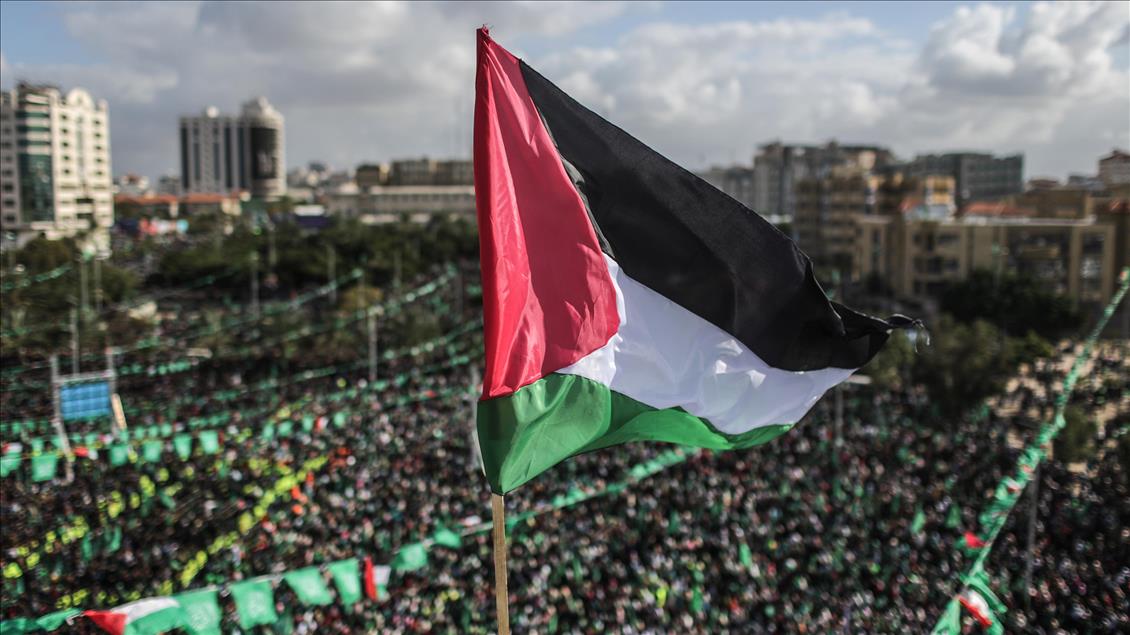 جشن سی‌امین سالگرد تاسیس حماس در غزه