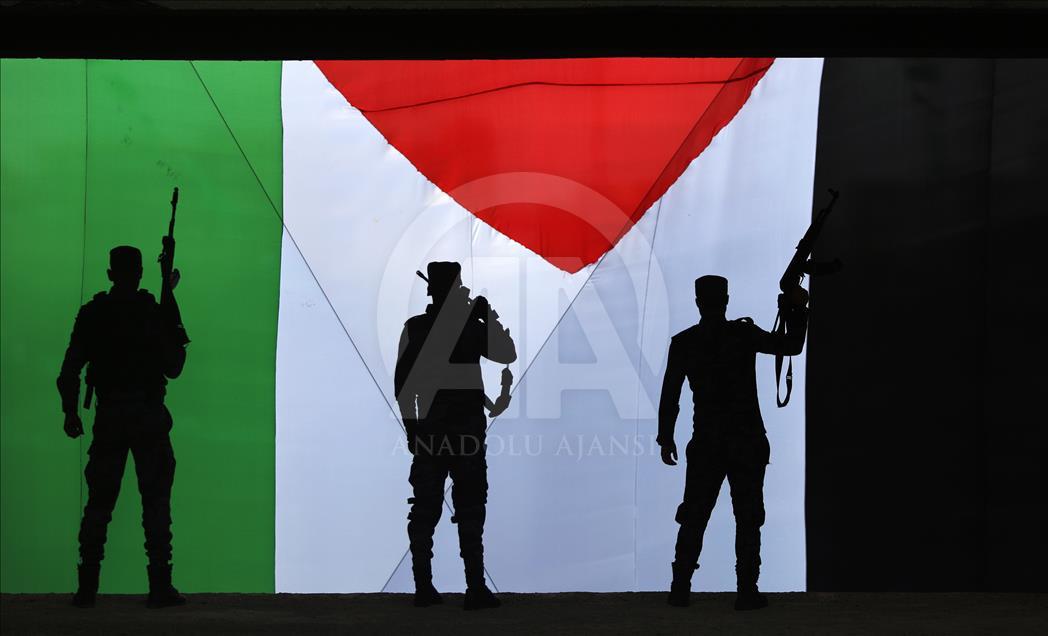 جشن سی‌امین سالگرد تاسیس حماس در غزه