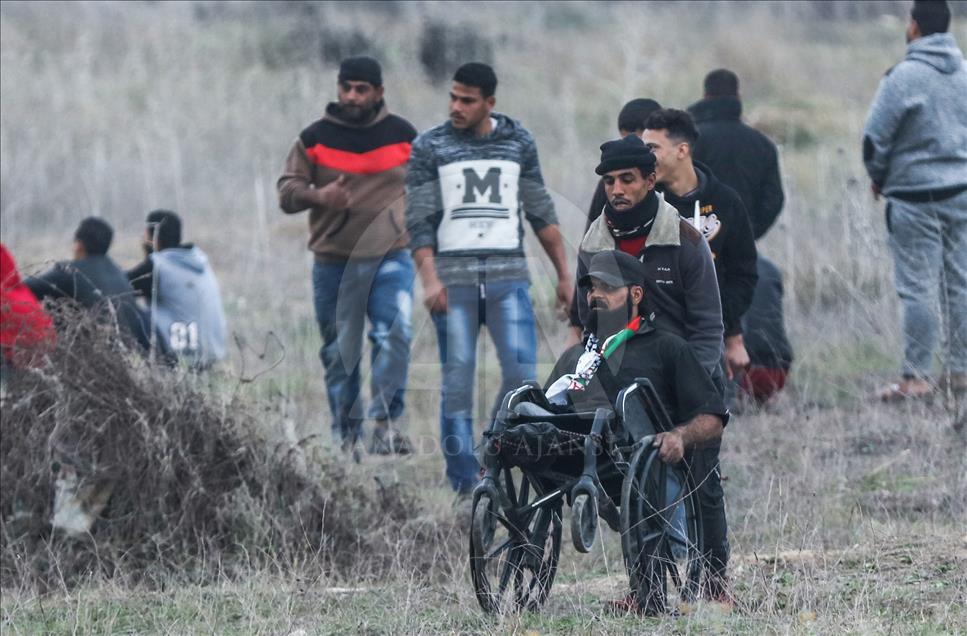Engelli Filistinli İsrail kurşunlarıyla şehit oldu