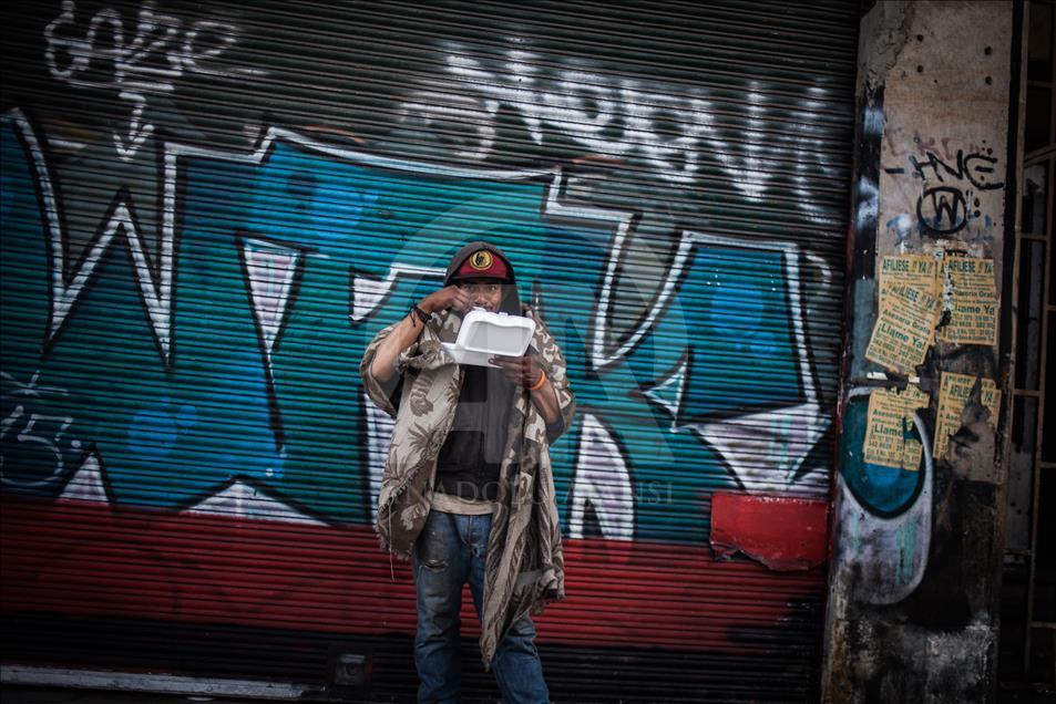 La vida de los habitantes de la calle en Bogotá