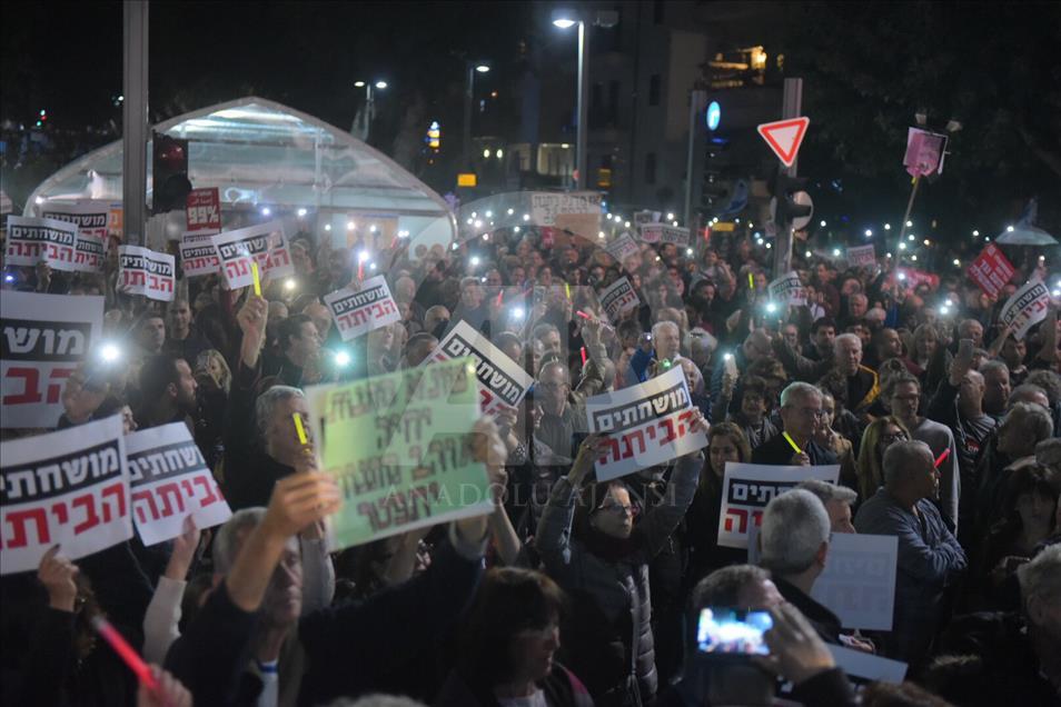 Des milliers d'Israéliens manifestent contre Netanyahu