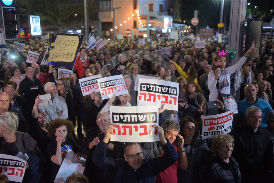 Des milliers d'Israéliens manifestent contre Netanyahu