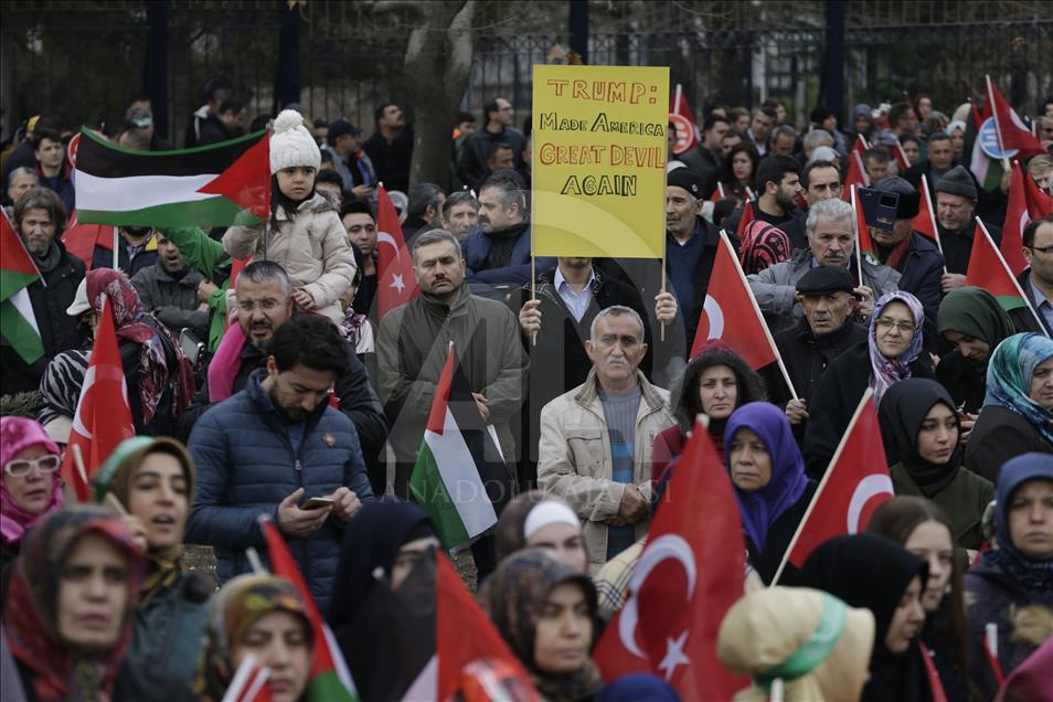 Ankara: Protesti protiv Trumpove odluke o priznanju Jerusalema kao glavnog grada Izraela