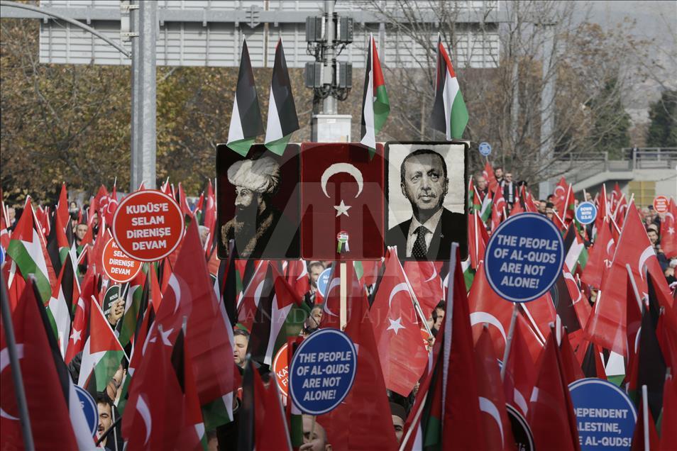 Ankara: Protesti protiv Trumpove odluke o priznanju Jerusalema kao glavnog grada Izraela