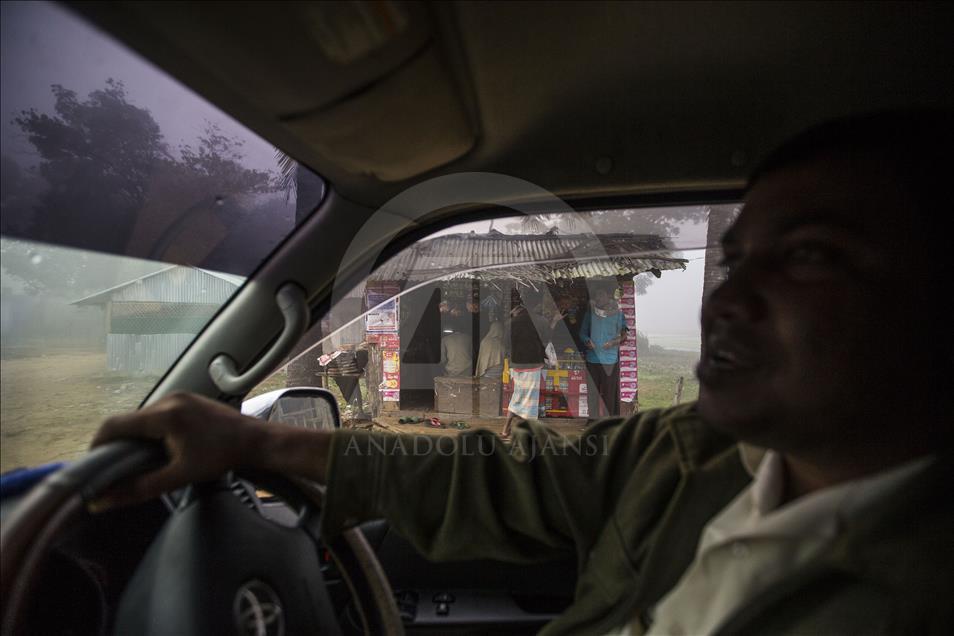 Cox's Bazar'da sisli sabah