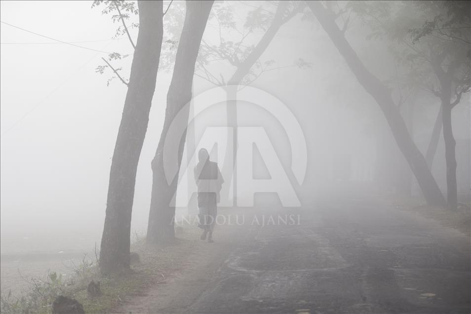 Cox's Bazar'da sisli sabah