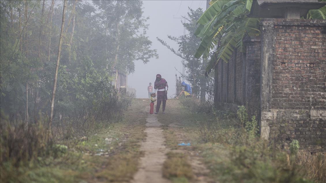 Cox's Bazar'da sisli sabah