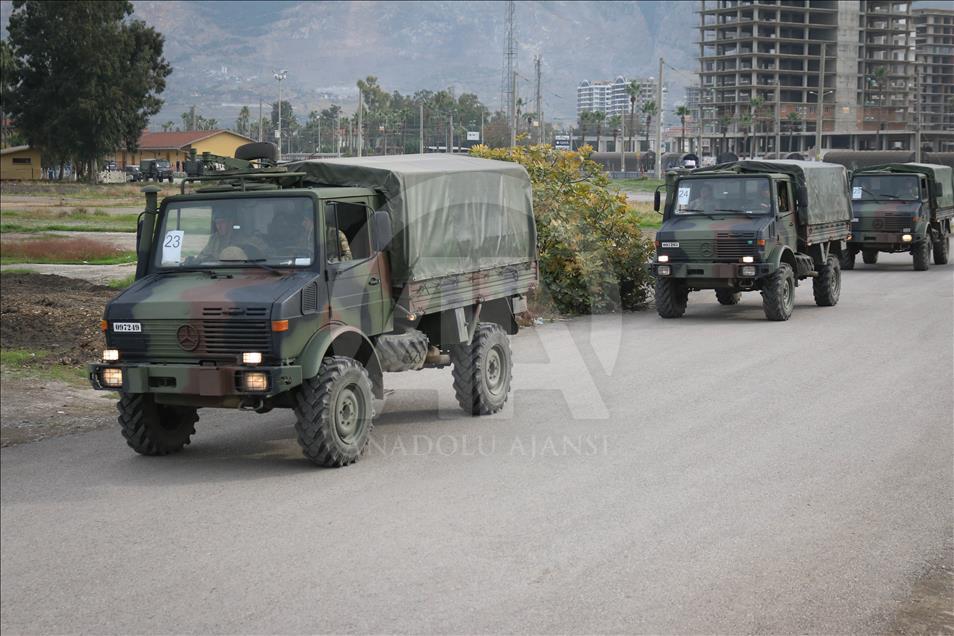Bolu 2. Komando Tugayı'nda görev yapan 70 asker Suriye sınırına ulaştı 
