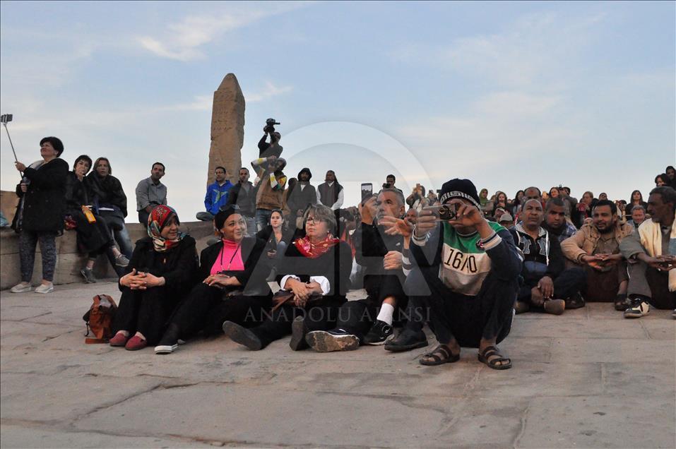 Winter solstice in Egypt's Karnak Temple attracts tourists