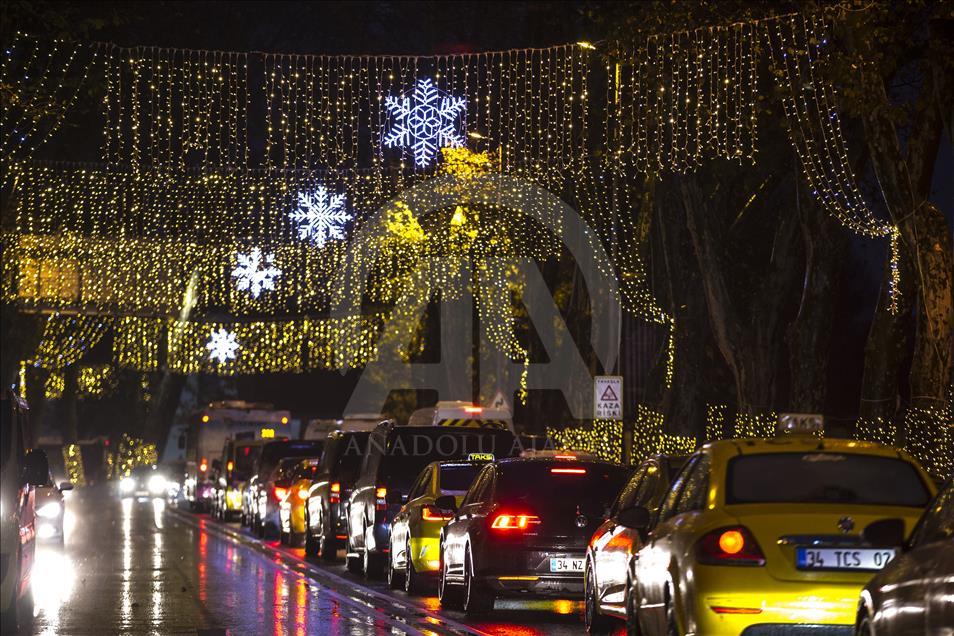 İstanbul'da yılbaşı hazırlıkları