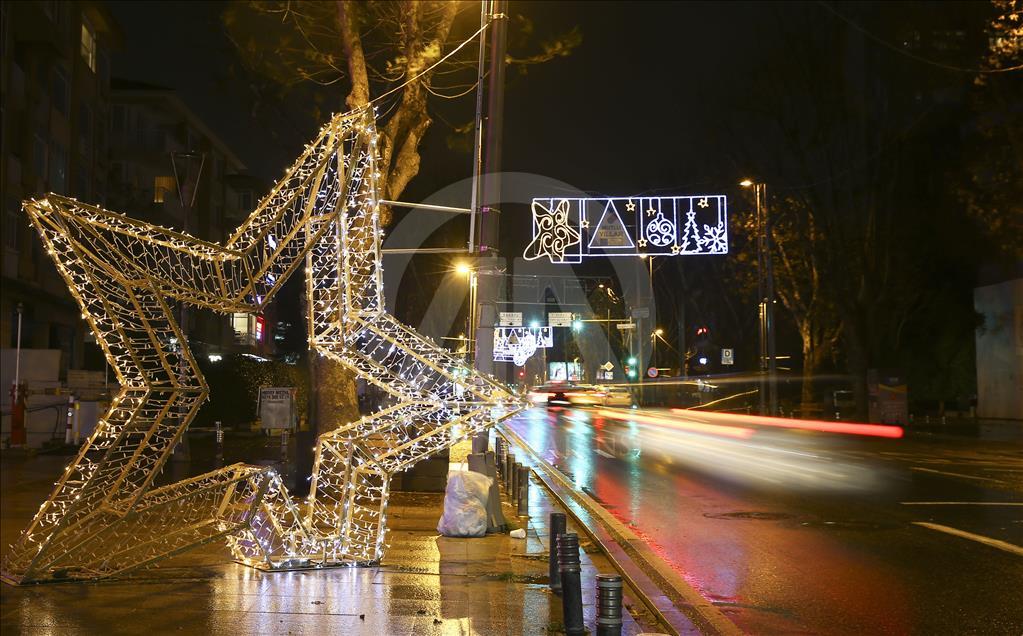 İstanbul'da yılbaşı hazırlıkları