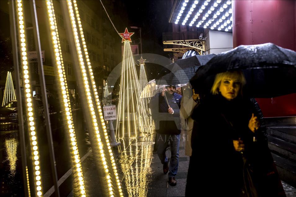 İstanbul'da yılbaşı hazırlıkları