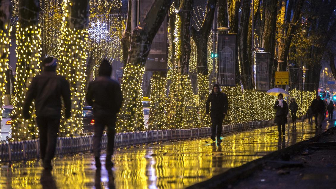 İstanbul'da yılbaşı hazırlıkları