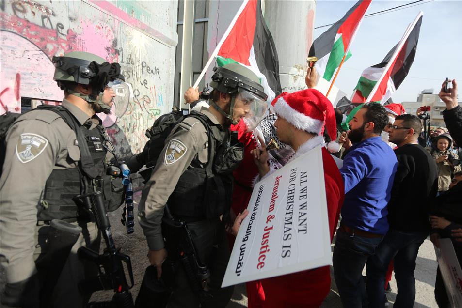 Protest against US decision to recognize Jerusalem as Israel's capital