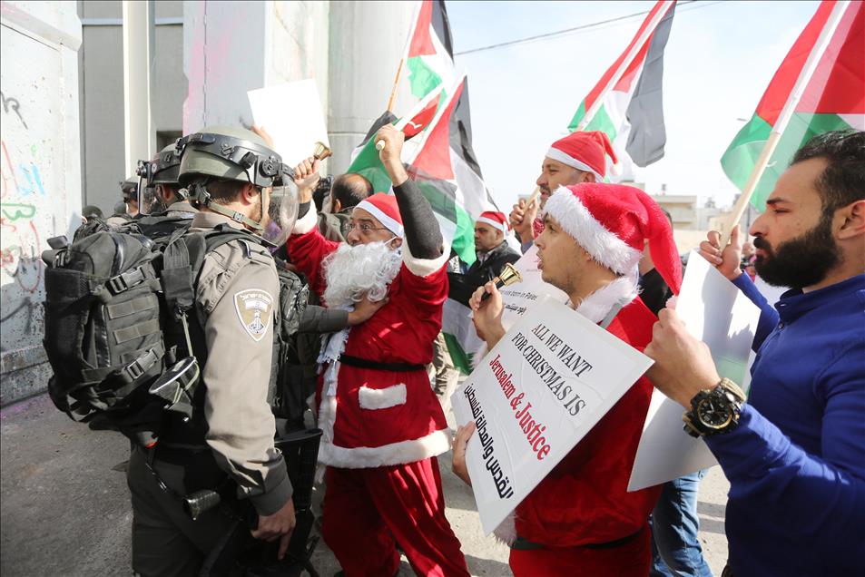 Protest against US decision to recognize Jerusalem as Israel's capital