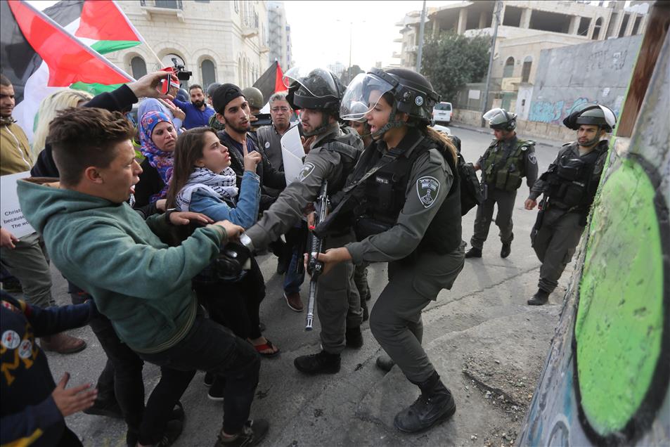 Protest against US decision to recognize Jerusalem as Israel's capital