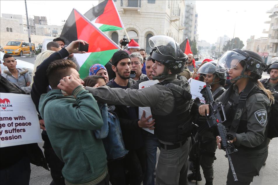 Protest against US decision to recognize Jerusalem as Israel's capital
