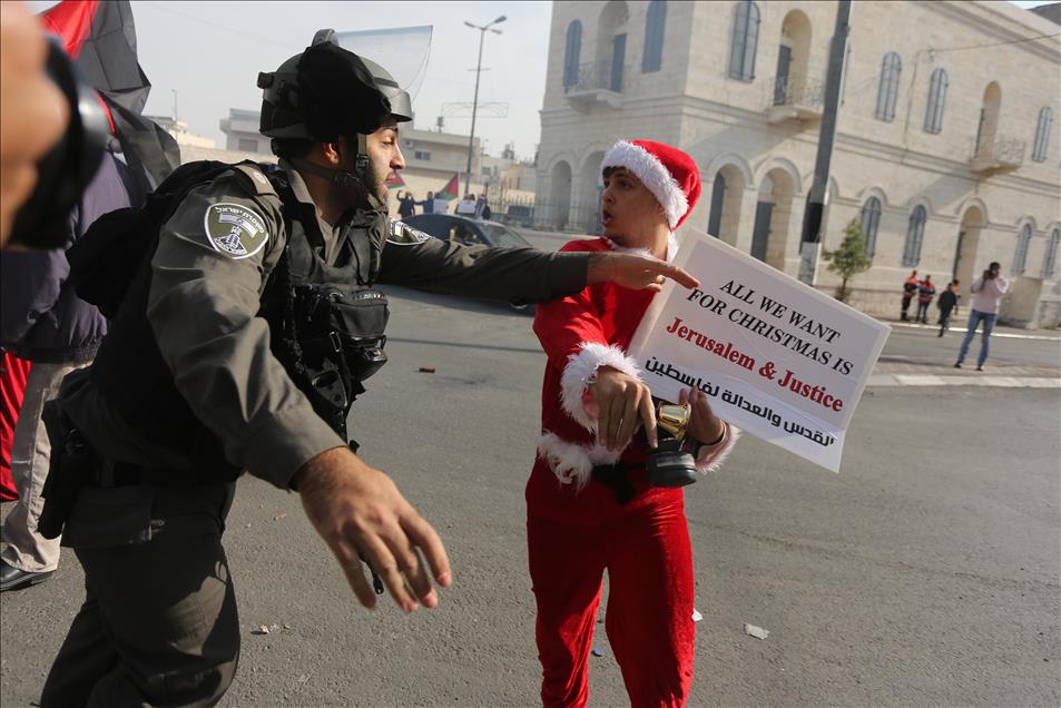 Protest against US decision to recognize Jerusalem as Israel's capital