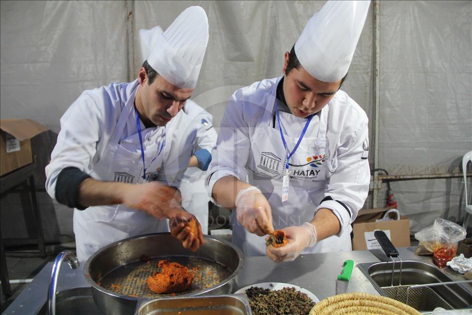Gastronomi şehri Hatay'da yemek yarışması düzenlendi
