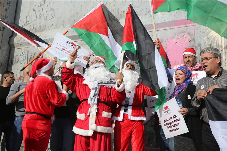 Protest against US decision to recognize Jerusalem as Israel's capital