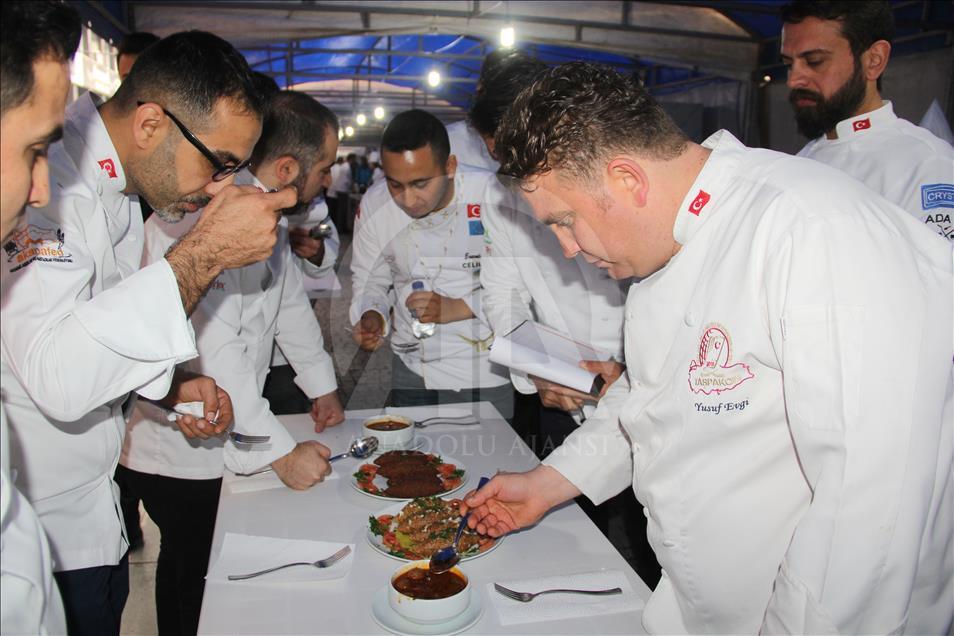 Gastronomi şehri Hatay'da yemek yarışması düzenlendi