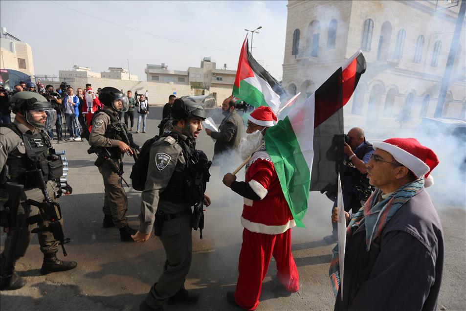 Protest against US decision to recognize Jerusalem as Israel's capital