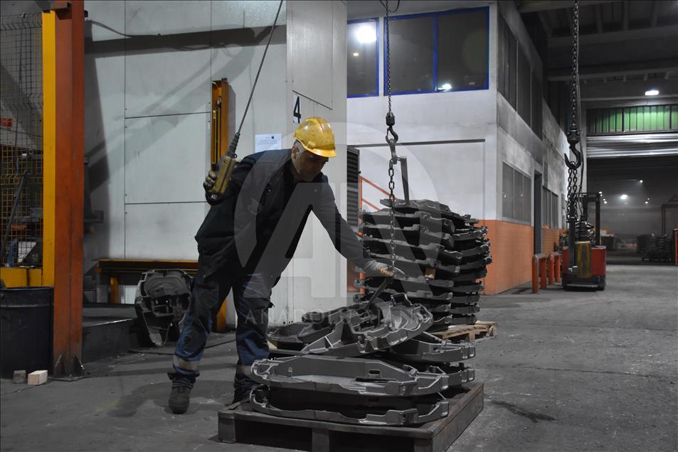 Avrupa'nın dev otomotiv markalarının döküm parçaları Trabzon'dan