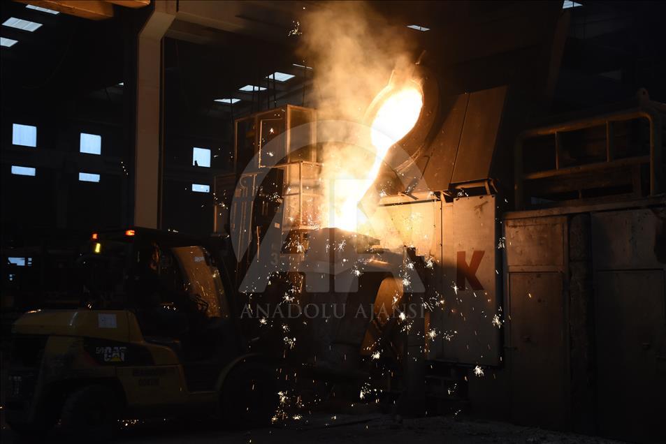 Avrupa'nın dev otomotiv markalarının döküm parçaları Trabzon'dan