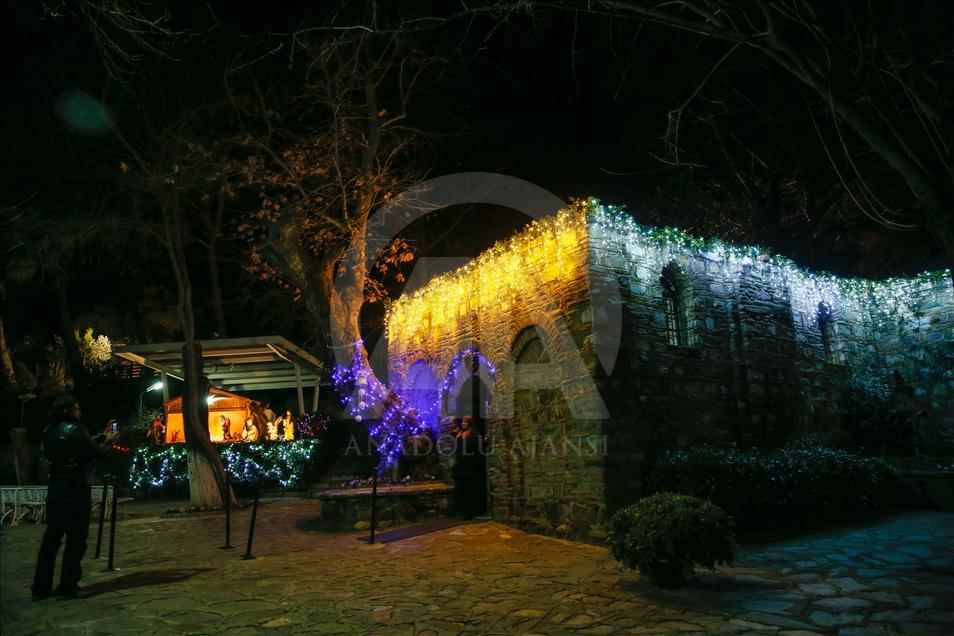 Christmas mass at the House of Virgin Mary in Turkey's Izmir