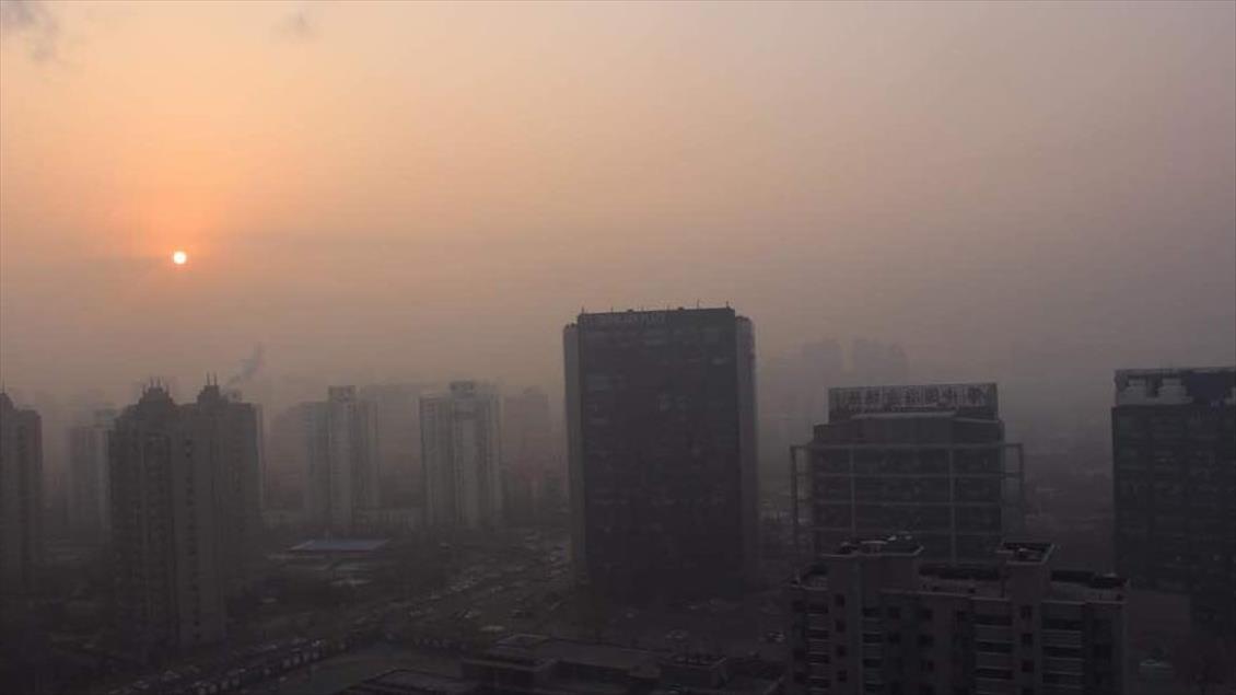 China terperangkap udara kotor