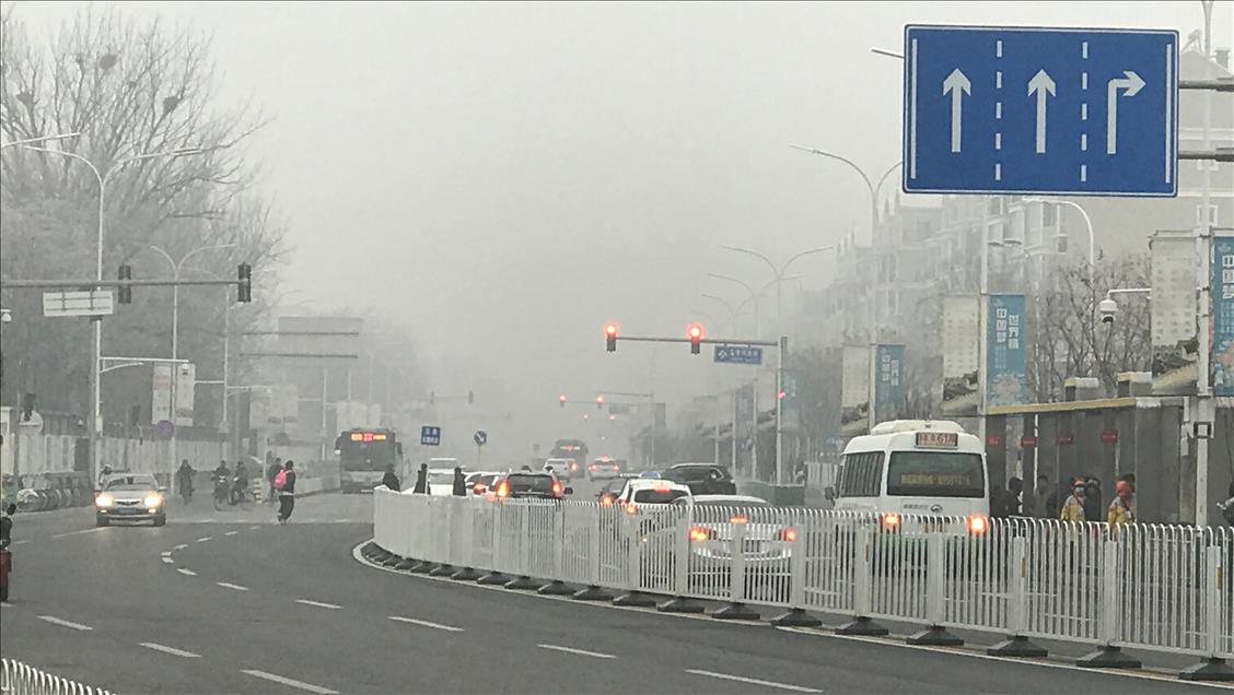 China terperangkap udara kotor