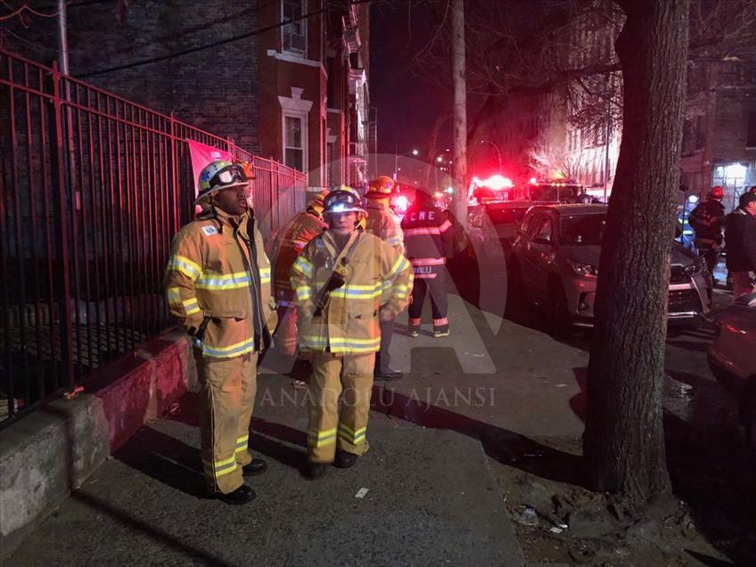 Massive fire breaks out at New York apartment building Anadolu Ajansı
