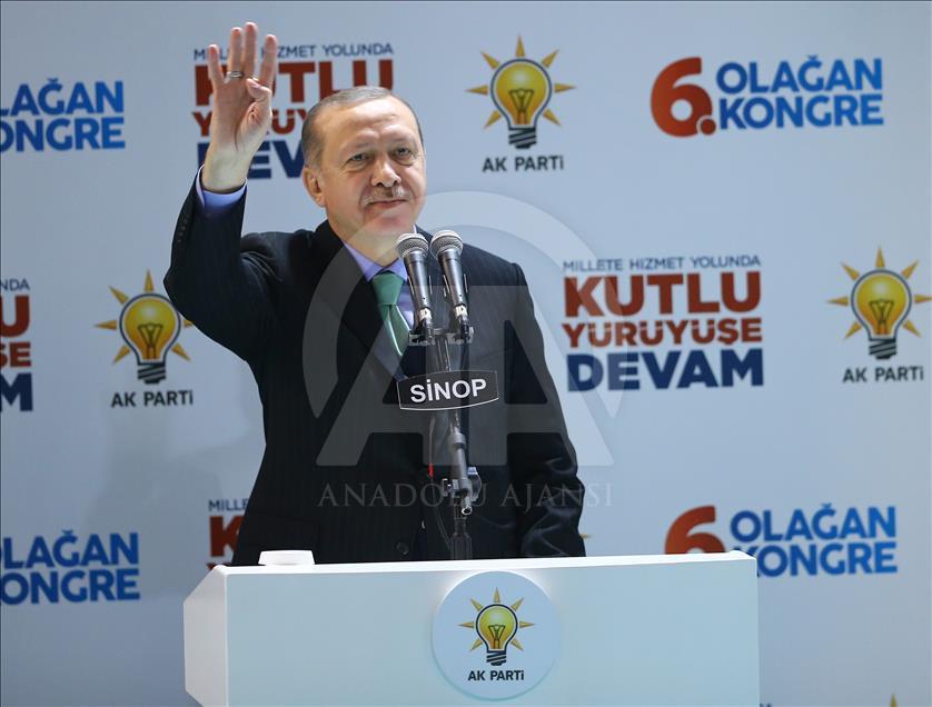 Cumhurbaşkanı Recep Tayyip Erdoğan Sinop’ta