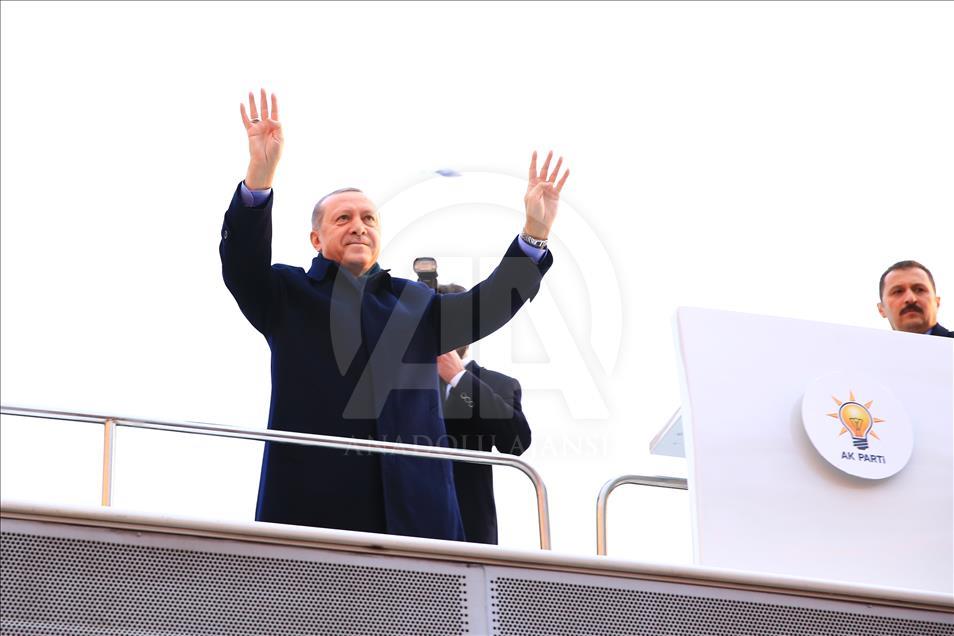 Cumhurbaşkanı ve AK Parti Genel Başkanı Erdoğan, Sinop'ta