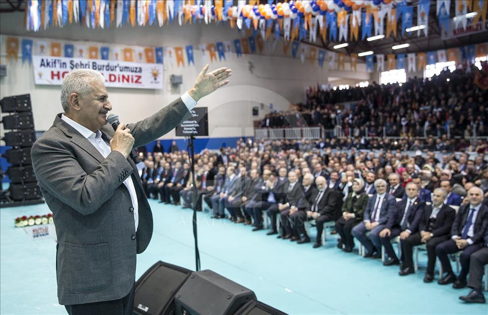Başbakan Binali Yıldırım Burdur’da
