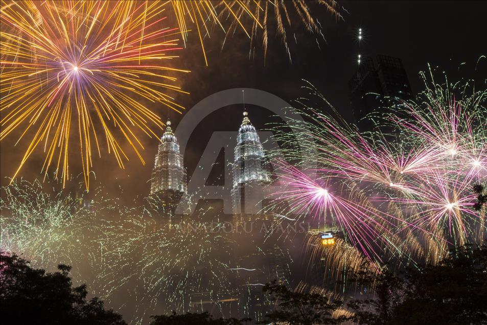 New year celebrations in Kuala Lumpur