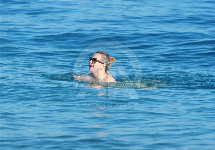 Antalya'da deniz keyfi