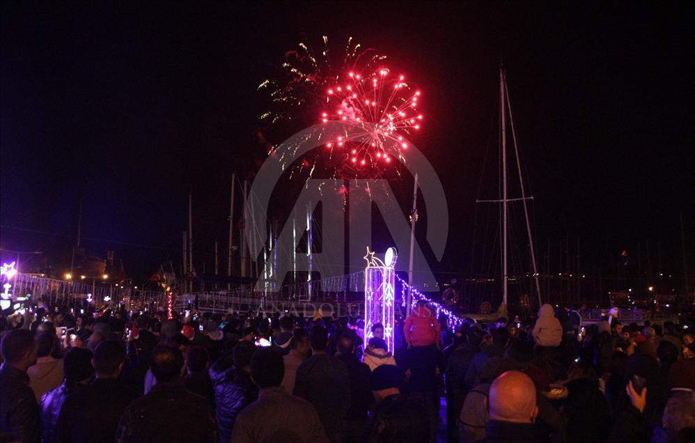 Bodrum'da yılbaşı kutlamaları